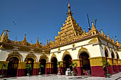 Mahamuni Paya against blue sky in Mandalay, Myanmar 